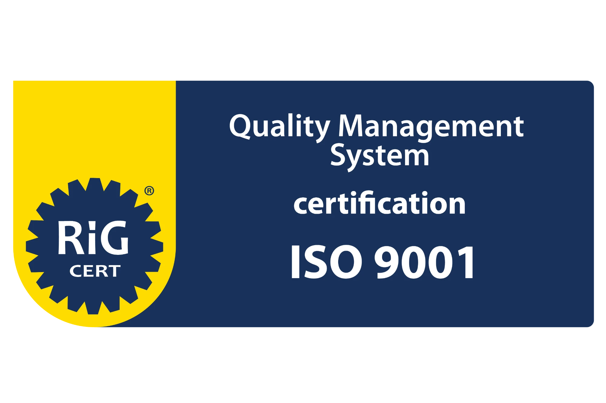 RiG Cert – Quality Management System ISO 9001